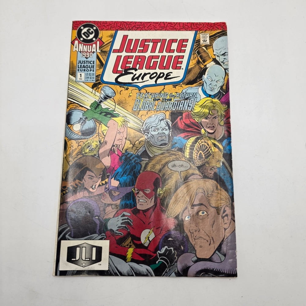 DC Comics Justice League Europe Annual 1 1990 Global Guardians Flash Power Girl